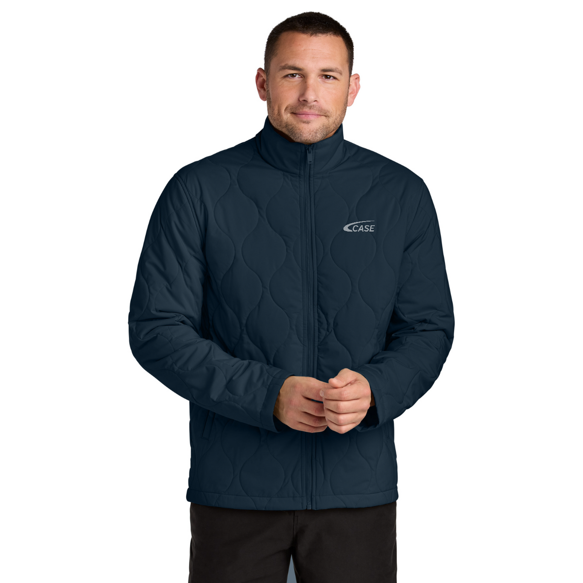 Mercer+Mettle Quilted Liner Jacket — model