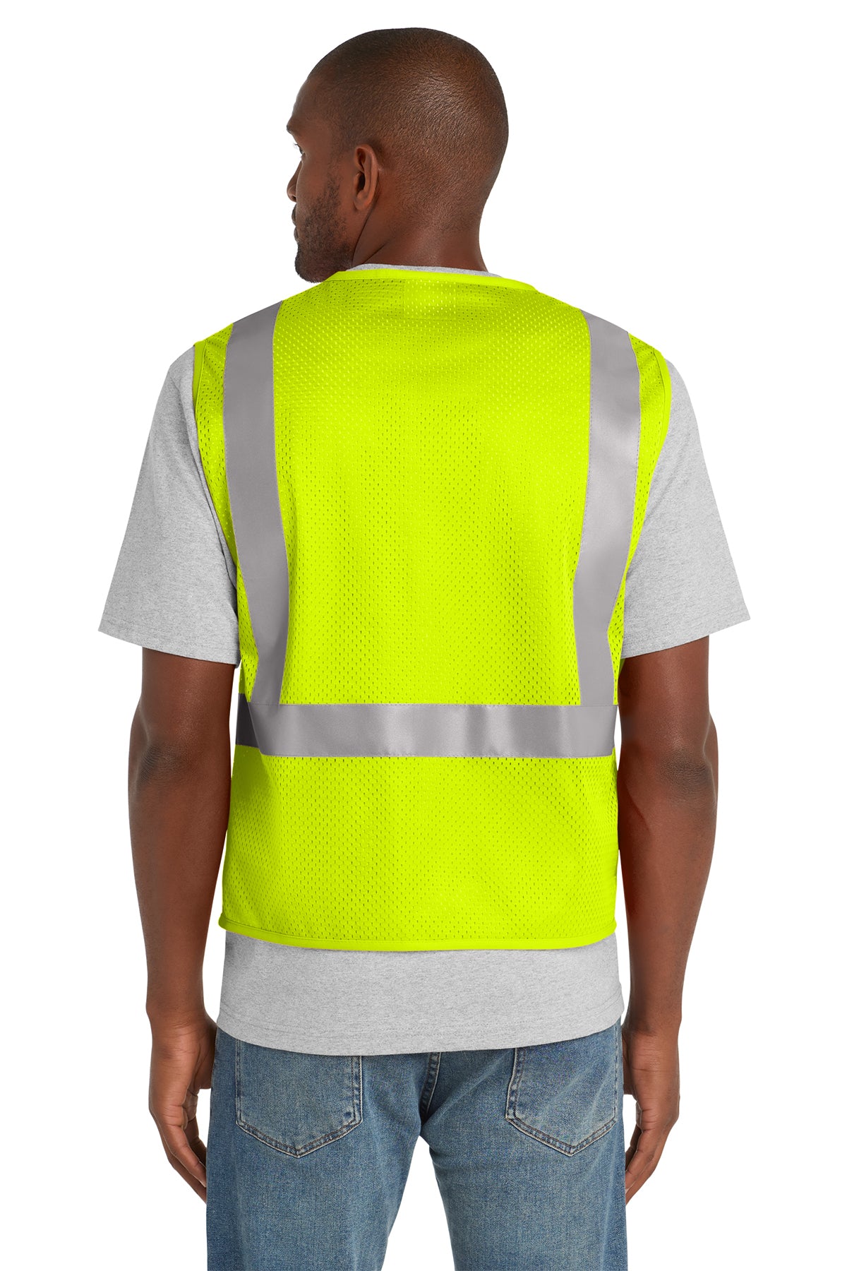 ANSI 107 Class 2 Mesh Zippered Vest