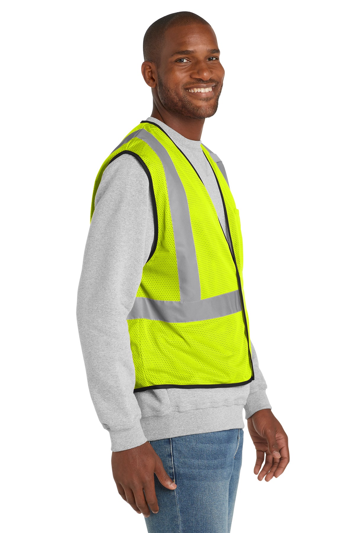 ANSI 107 Class 2 Economy Mesh One-Pocket Vest