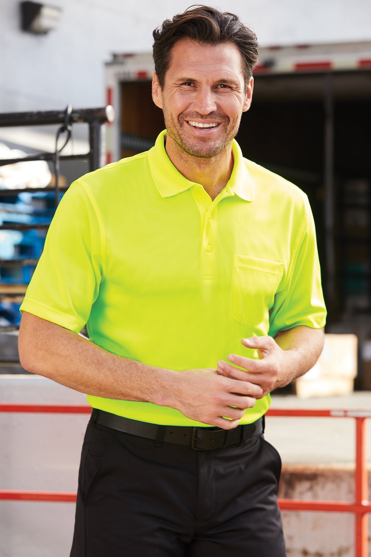 CornerStone® Select Snag-Proof Pocket Polo