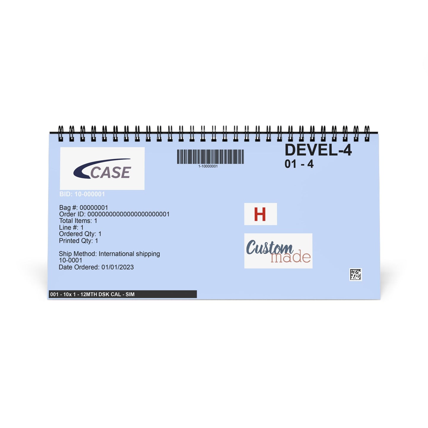 Desktop Calendar (2026 grid) - Canada