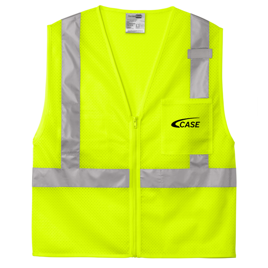 ANSI 107 Class 2 Mesh Zippered Vest